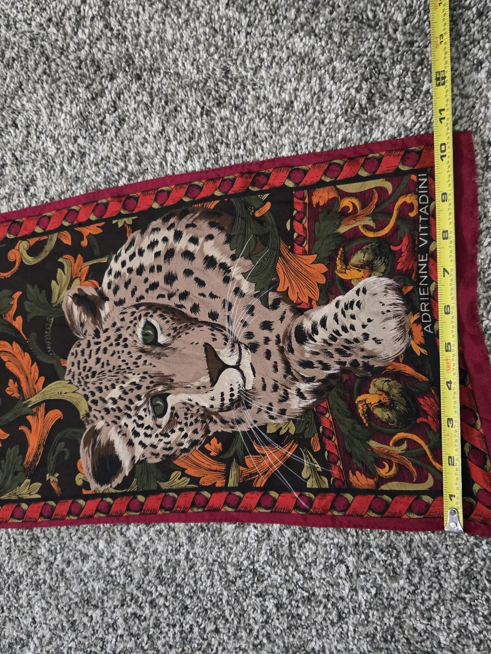 Adrienne Vittadini Multicolor Animal & Baroque Print Scarf